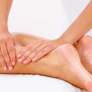 Masaje Muscular para descarga de piernas.